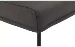 Goossens eetkamerbank funk grijs leer - 8227368-01