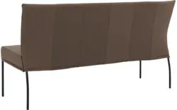 Goossens eetkamerbank funk bruin leer - 8227374-01