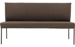 Goossens eetkamerbank funk bruin leer - 8227374-01
