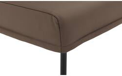 Goossens eetkamerbank funk bruin leer - 8227374-01