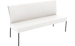 Goossens eetkamerbank funk wit leer - 8227375-01