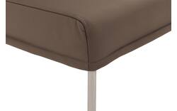 Goossens eetkamerbank funk bruin leer - 8227402-01