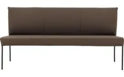 Goossens eetkamerbank funk bruin leer - 8227423-01