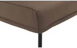 Goossens eetkamerbank funk bruin leer - 8227423-01