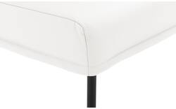 Goossens eetkamerbank funk wit leer - 8227424-01