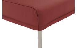 Goossens eetkamerbank funk rood leer - 8227436-01