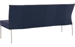 Goossens eetkamerbank funk blauw leer - 8227437-02