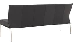 Goossens eetkamerbank funk grijs leer - 8227440-02