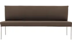 Goossens eetkamerbank funk bruin leer - 8227444-01