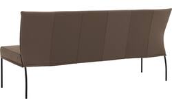 Goossens eetkamerbank funk bruin leer - 8227465-02