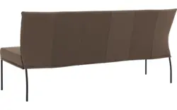 Goossens eetkamerbank funk bruin leer - 8227465-01