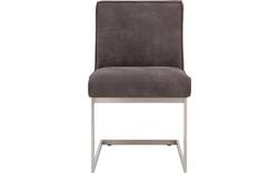 Goossens excellent eetkamerstoel tom bruin leer - 8227608-01