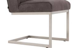 Goossens excellent eetkamerstoel tom bruin leer - 8227608-01
