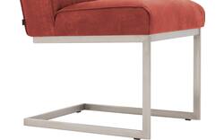 Goossens excellent eetkamerstoel tom rood leer - 8227609-01
