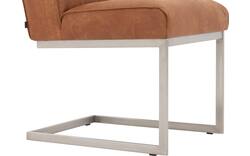 Goossens excellent eetkamerstoel tom bruin leer - 8227611-01