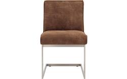 Goossens excellent eetkamerstoel tom bruin leer - 8227613-01