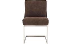Goossens excellent eetkamerstoel tom bruin micro leer - 8227615-01