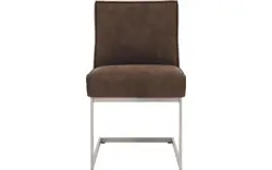 Goossens excellent eetkamerstoel tom bruin micro leer - 8227615-01