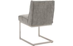 Goossens excellent eetkamerstoel tom grijs micro leer - 8227617-01