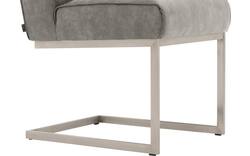 Goossens excellent eetkamerstoel tom grijs micro leer - 8227617-01