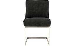 Goossens excellent eetkamerstoel tom grijs micro leer - 8227618-01