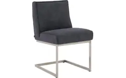 Goossens excellent eetkamerstoel tom blauw micro leer - 8227620-06