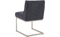 Goossens excellent eetkamerstoel tom blauw micro leer - 8227620-06