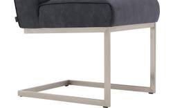 Goossens excellent eetkamerstoel tom blauw micro leer - 8227620-06