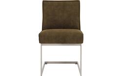 Goossens excellent eetkamerstoel tom groen micro leer - 8227621-01