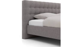 Goossens bedframe royal grijs stof - 8227954-04
