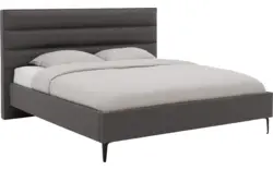 Goossens bedframe elite grijs stof - 8227955-01