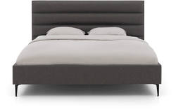 Goossens bedframe elite grijs stof - 8227955-02