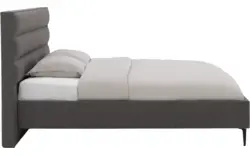 Goossens bedframe elite grijs stof - 8227955-01