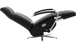Goossens relaxstoel athena zwart leer - 8228247-01