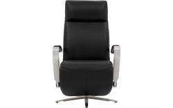 Goossens relaxstoel athena zwart leer - 8228247-01