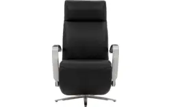 Goossens relaxstoel athena zwart leer - 8228247-01