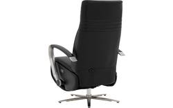 Goossens relaxstoel athena zwart leer - 8228247-01