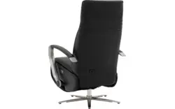 Goossens relaxstoel athena zwart leer - 8228247-01