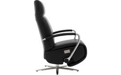 Goossens relaxstoel athena zwart leer - 8228247-01