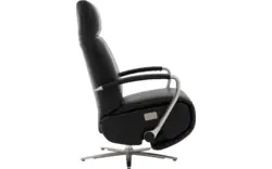 Goossens relaxstoel athena zwart leer - 8228247-01