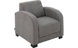 Goossens fauteuil my style grijs microvezel - 8228260-01