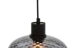 Goossens hanglamp dijon zwart metaal - 8228439-01