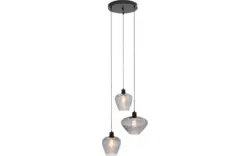 Goossens hanglamp dijon zwart metaal - 8228440-01