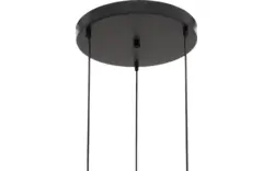 Goossens hanglamp dijon zwart metaal - 8228440-01