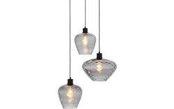 Goossens hanglamp dijon zwart metaal - 8228440-01