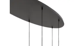Goossens hanglamp dijon zwart metaal - 8228441-01