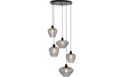 Goossens hanglamp dijon zwart metaal - 8228442-02