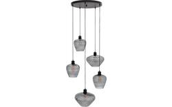 Goossens hanglamp dijon zwart metaal - 8228442-01