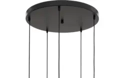 Goossens hanglamp dijon zwart metaal - 8228442-01