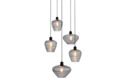 Goossens hanglamp dijon zwart metaal - 8228442-01